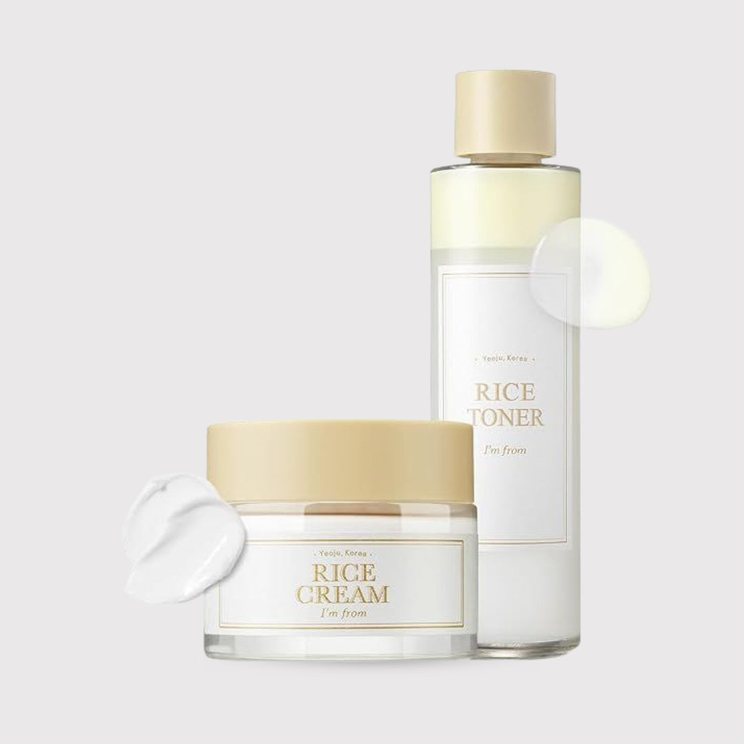 I’m From Rice Toner & Cream Combo